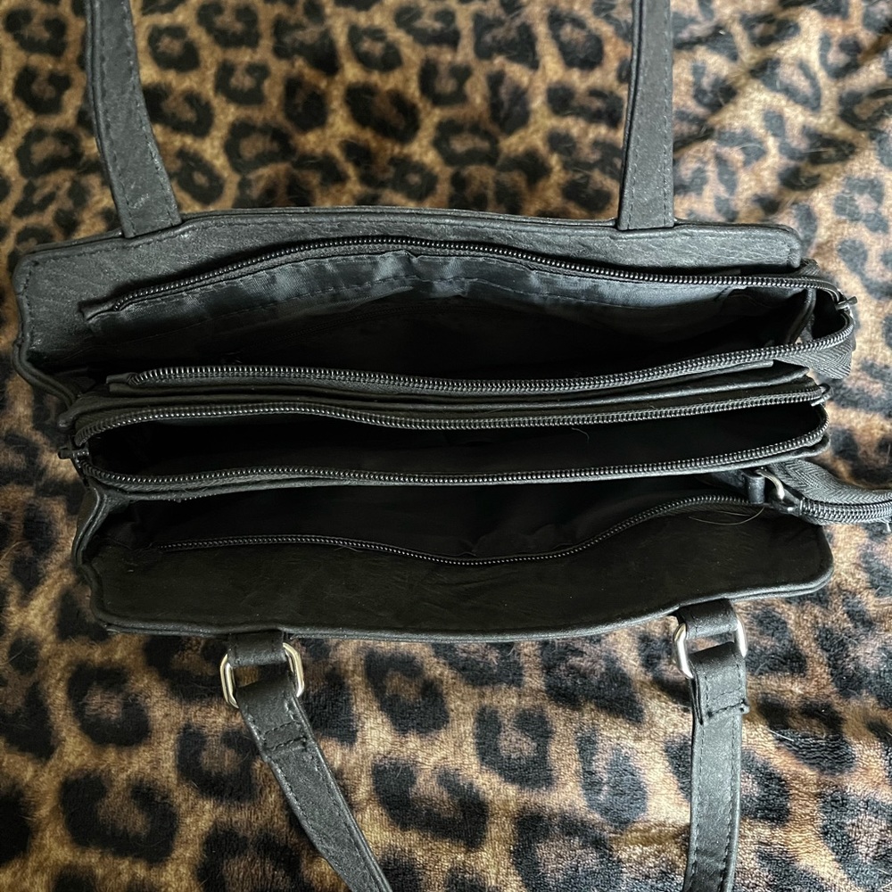 Dark grey square bag